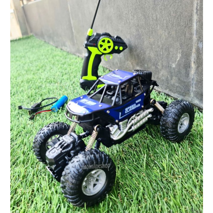 Mainan anak mobil remote kontrol jeep mobil rock climber crawler offroad