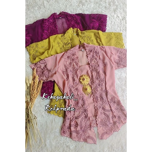 KEBAYA BORDIR ENCIM LENGAN PENDEK