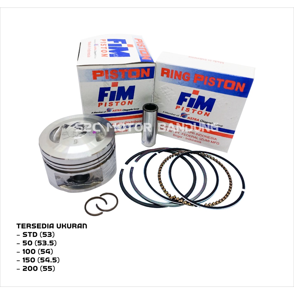 PISTON KIT VEGA ZR JUPITER Z ROBOT FIM69 PIN 13 FIM 69-2