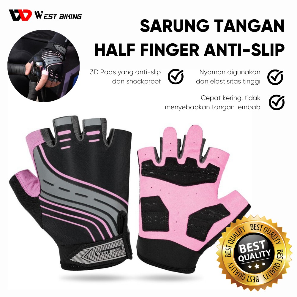 Sarung Tangan Sepeda Bicycle Gloves West Biking Gloves 1213