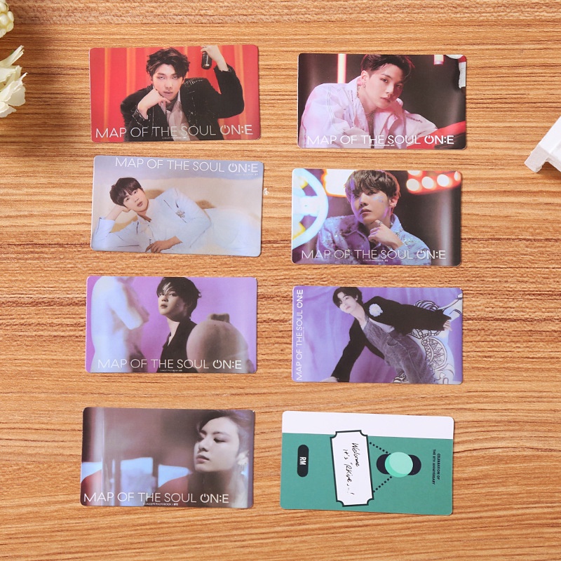 7 / 8pcs / set Kartu Lomo Foto Kpop BTS Map of the Soul On: E Untuk Koleksi