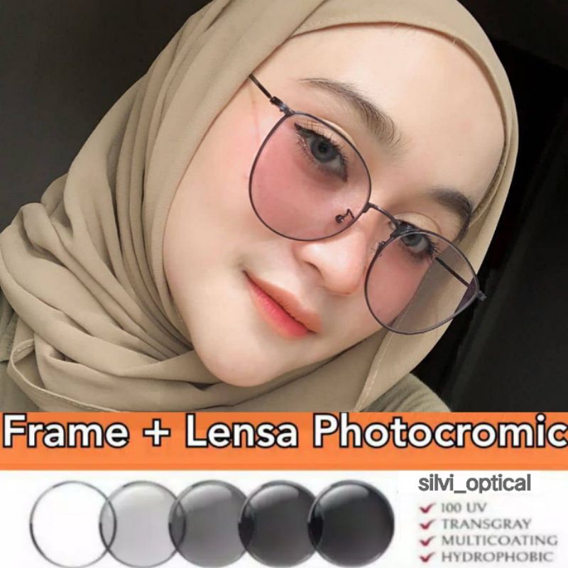 frame kacamata photocromic wanita / frame kacamata wanita / frame kacamata minus wanita