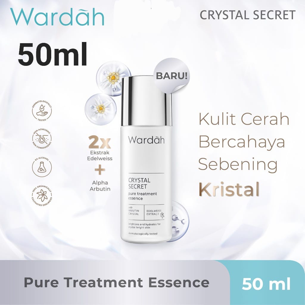 WARDAH Crystal Secret Pure Treatment Essence 50ml ( White Secret )