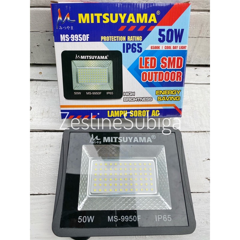 Lampu Sorot Tembak AC LED SMD 50watt MS-9950F Mitsuyama