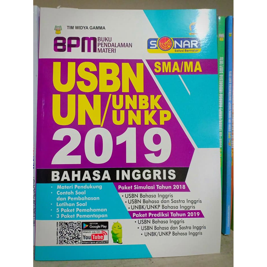 Soal Sma Bpm Usbn Dan Unbk Unkp Bahasa Inggris Sma Ma 2019 Shopee Indonesia