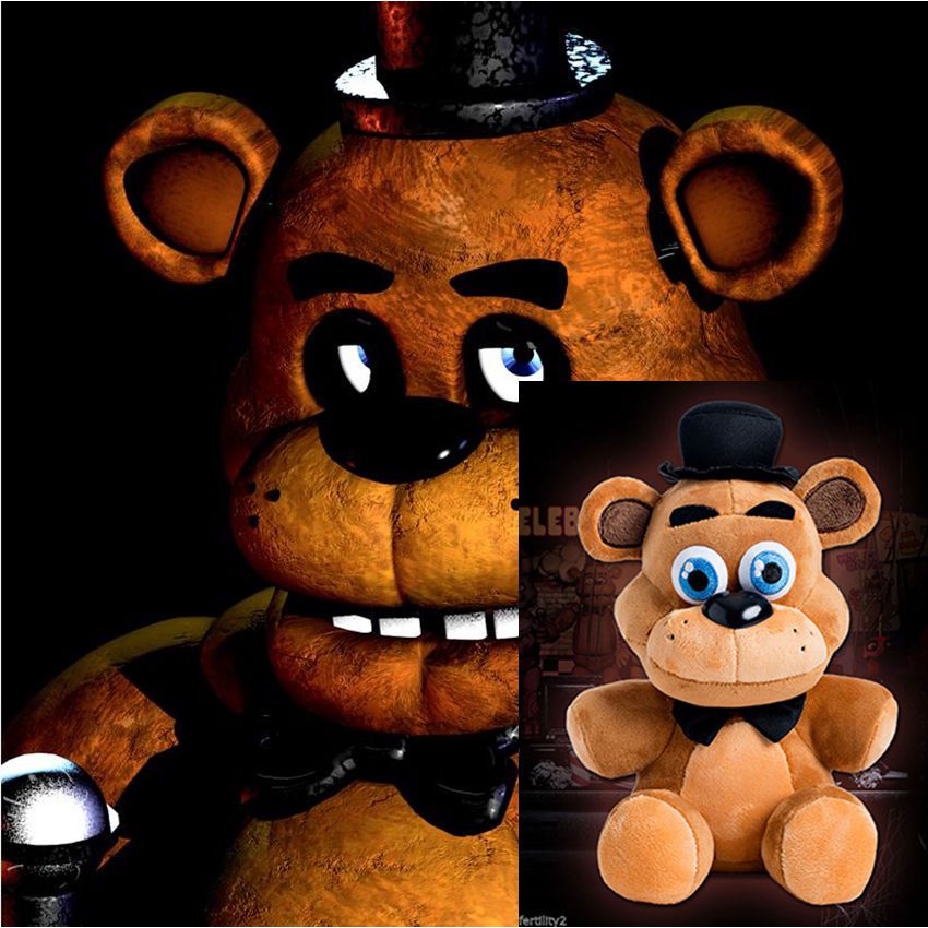 18cm Five Nights at Freddy's Boneka Soft Stuffed Toy Bear Fox Bonnie Golden Mangle Kids Plush Toys Mainan