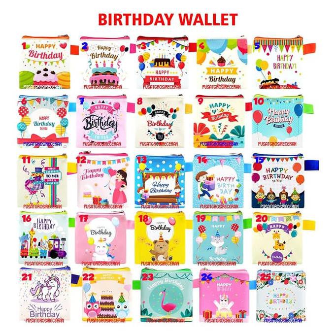 

Jual Birthday Wallet Dompet Souvenir Ulang Tahun Birthday Goodie Bag Kado Kwalitas Terbaik