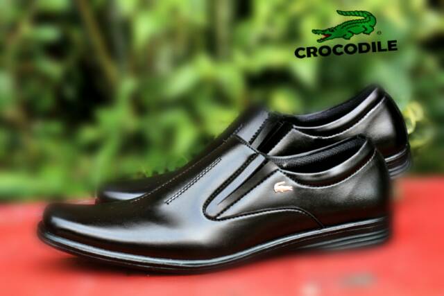 Cod Siap Kirim Sepatu Pria Crocodile Pantopel / Kerja Formal Kantoran Murah.,.10