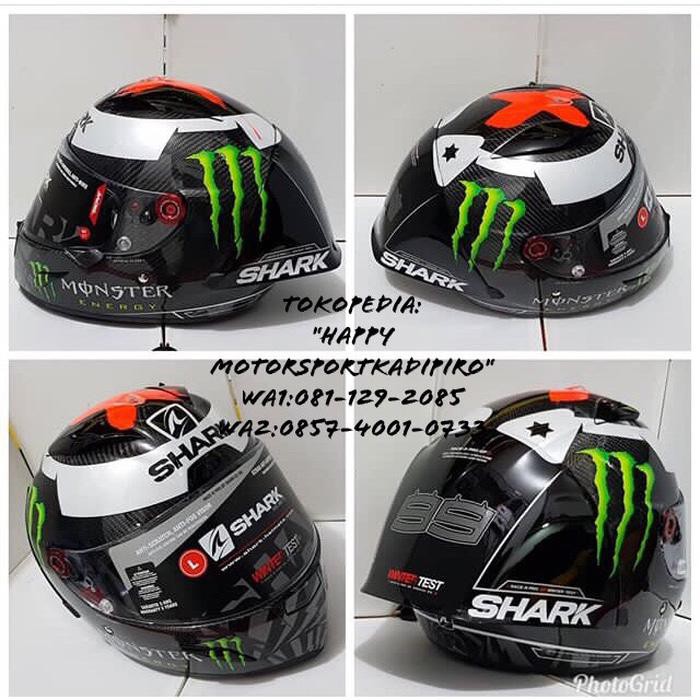 HELM FULLFACE SHARK RACE R PRO GP WINTERTEST LORENZO 2018CARBON M L XL