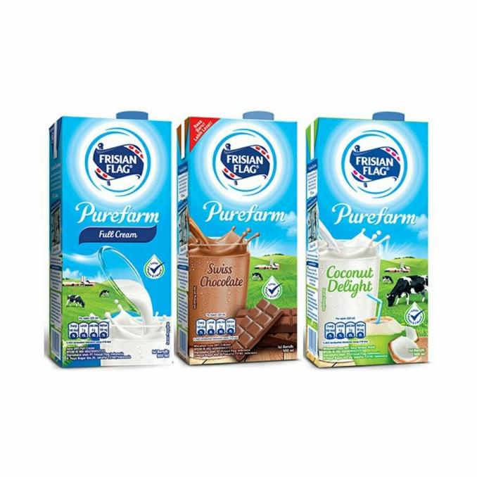 

(BISA COD) susu uht frisian flag 900 ml ( 1 karton @12 pcs ) CUCI GUDANG Kode 1442