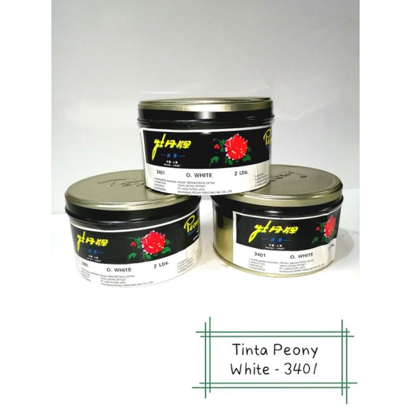 Tinta Cetak Offset Peony White (3401)