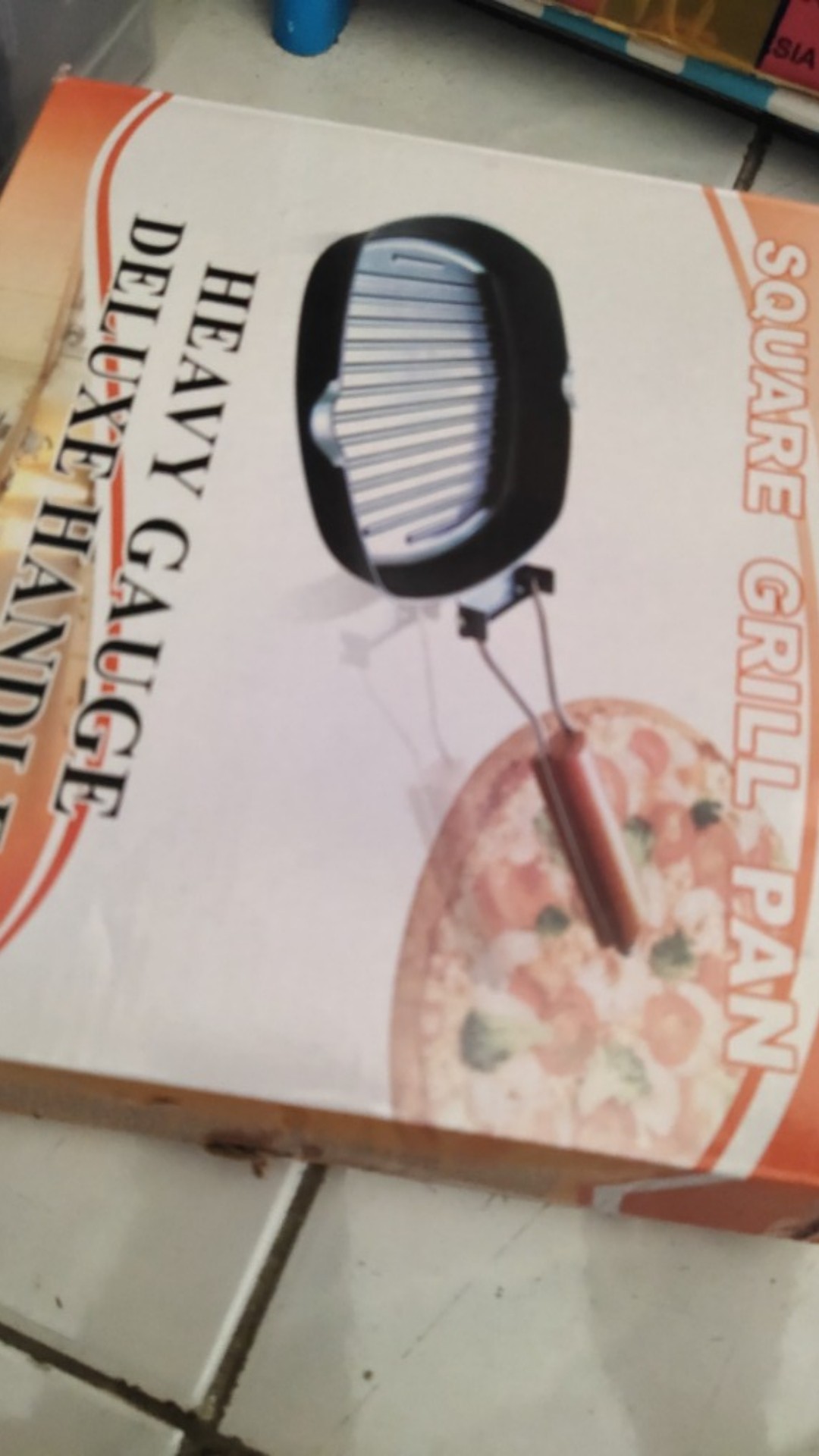 Square Grill /wajan Panggang Lipat/wajan Ato Teplon Lipat