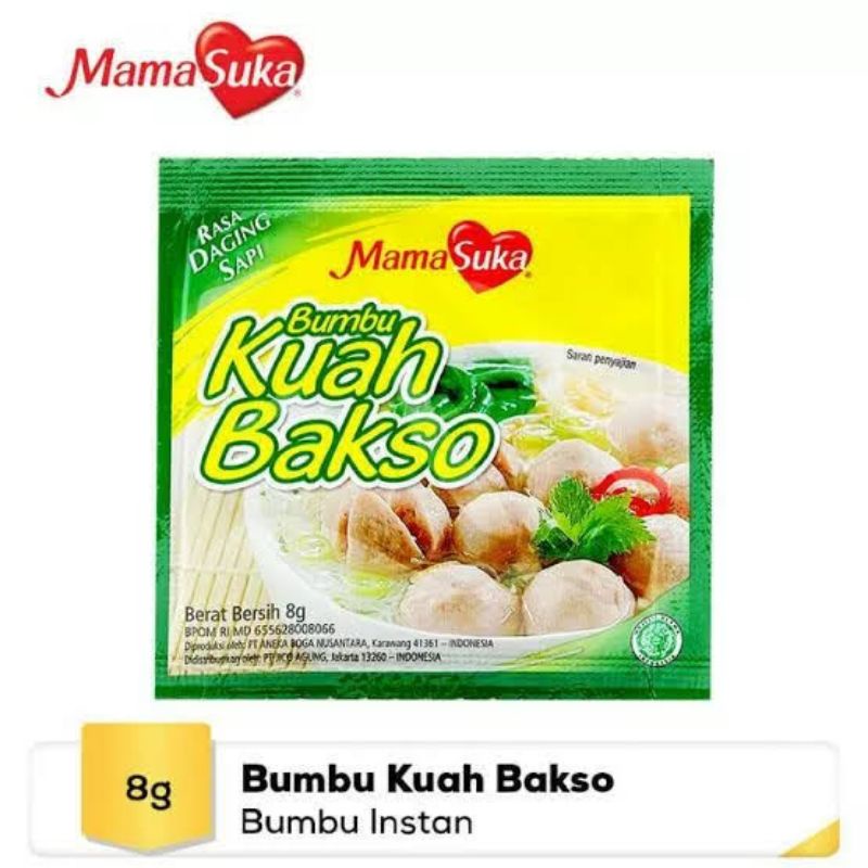 Mamasuka Kuah Bakso 8gr 1 renceng (12 sachet)