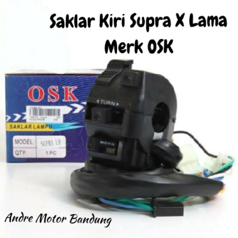Saklar Holder Supra X Lama,Supra X 100 Kanan/Kiri Merk OSK