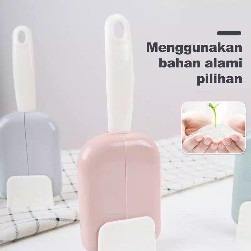 CENTONG NASI PENUTUP OTOMATIS / PORTABLE RICE SPOON HOLDER