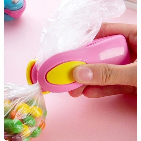 HAND SEALER MINI PENGEMAS MAKANAN PEREKAT PLASTIK ELETRIK PORTABLE