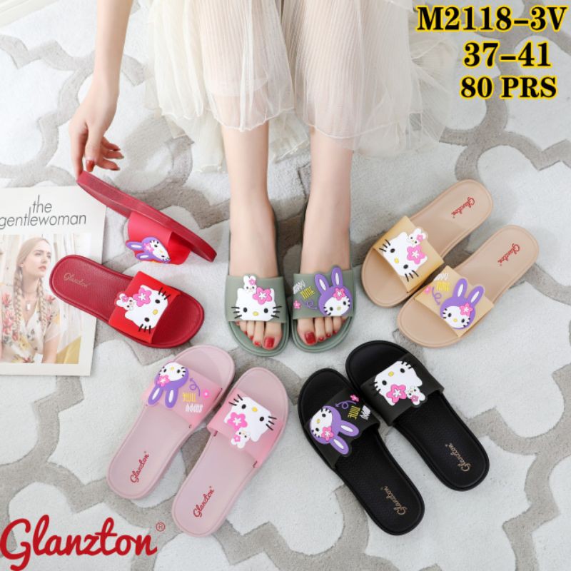 SALE Sandal Jelly Remaja M 2118 3V Glanzton Sendal cewek lucu SDLFW