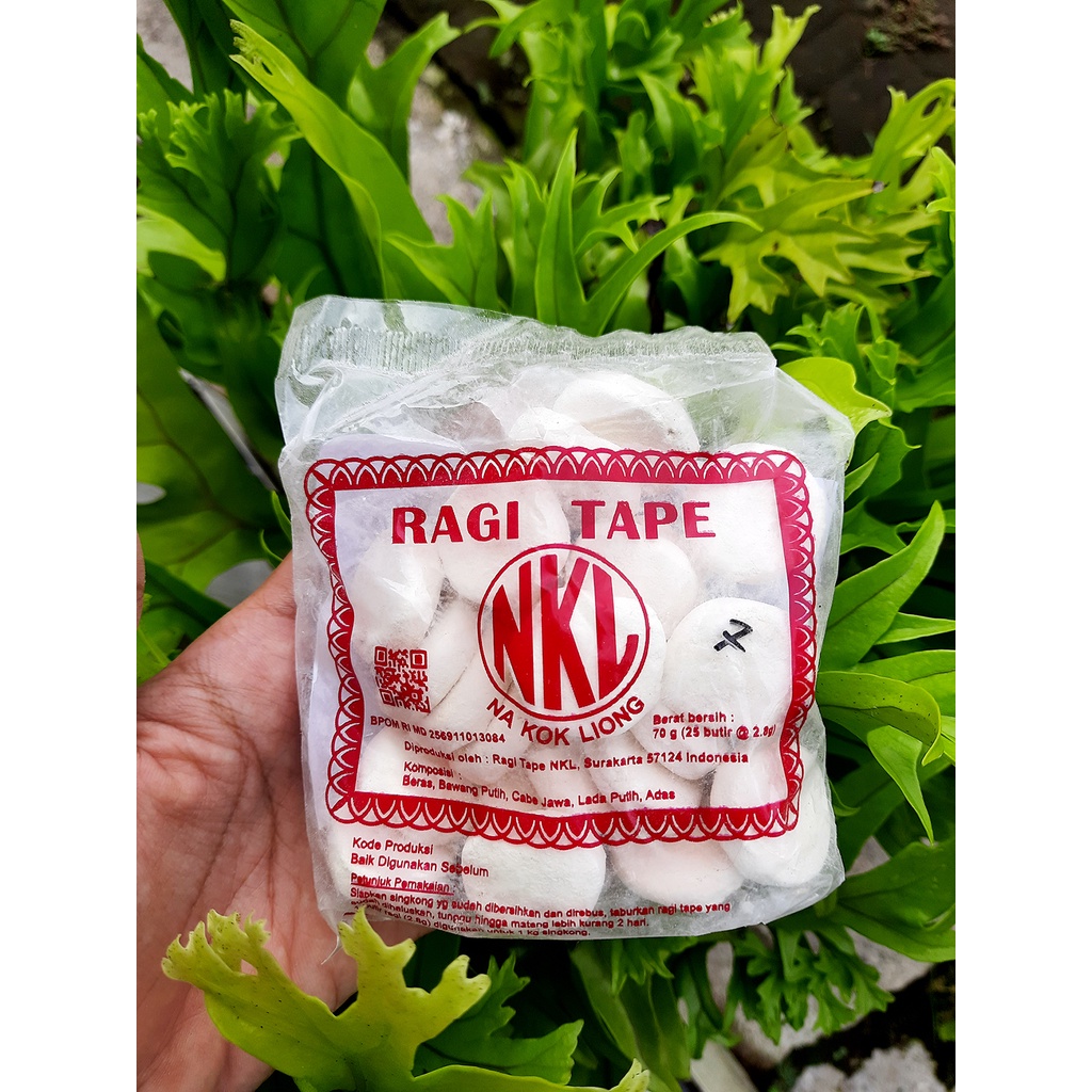 

S3002 Ragi Tape Manis Cap NKL 25butir x 2.8g