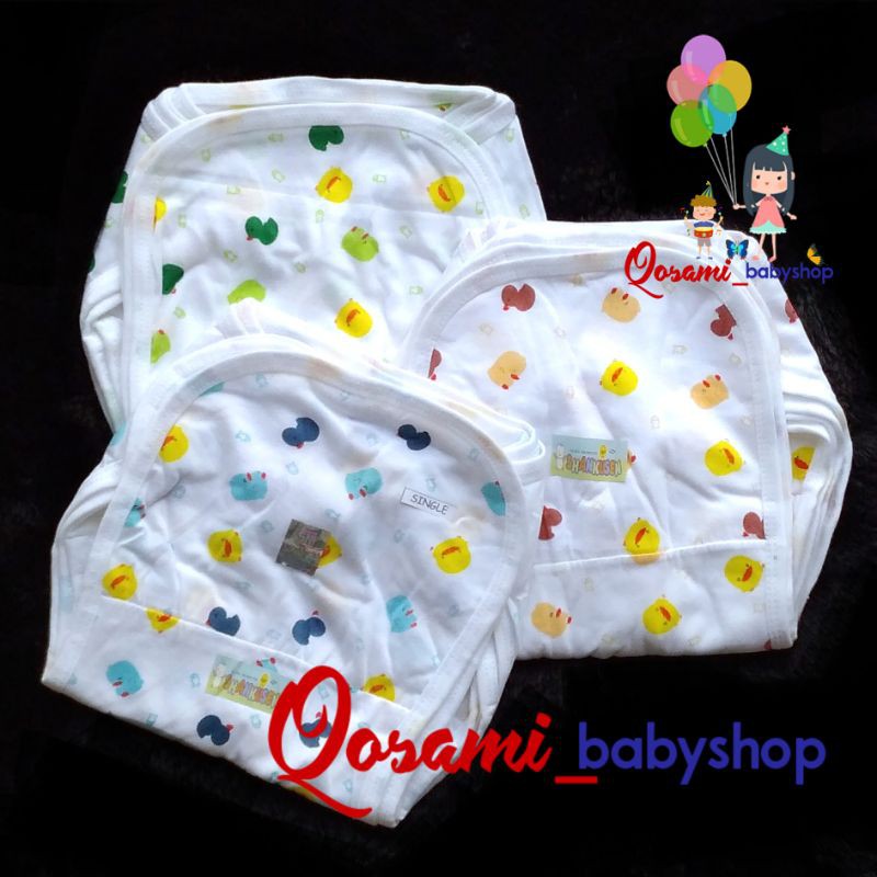 SHANKUSEN 6 pcs Popok Tali Bayi Motif Print SNI