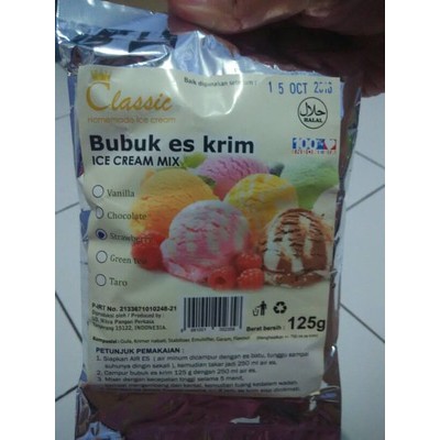 

Classic Bubuk Ice Cream
