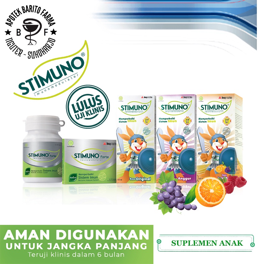 Stimuno Forte / Stimuno Sirup Anggur / Original / Orange Berry