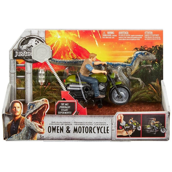 dino rivals owen & motocycle