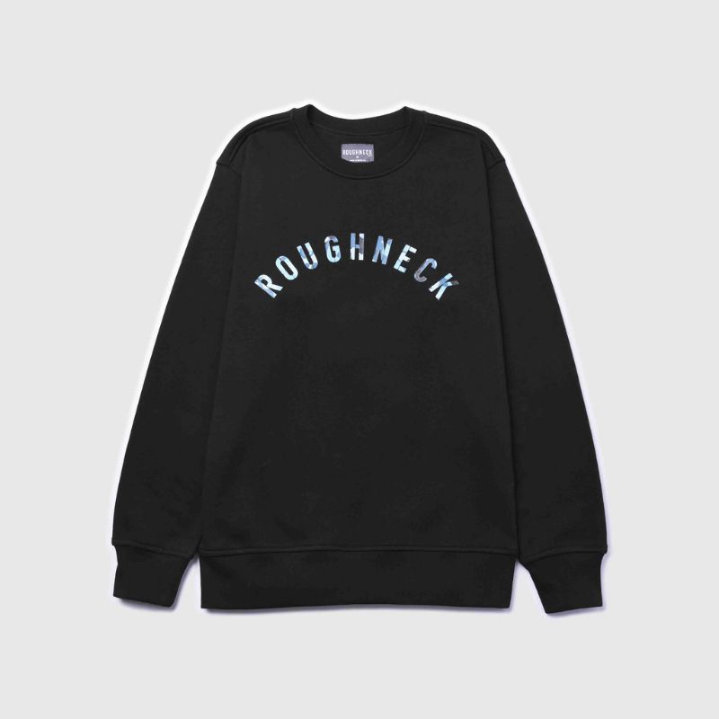 Crewneck Roughneck Hitam Sig Camo Sea(Bisa Cod)