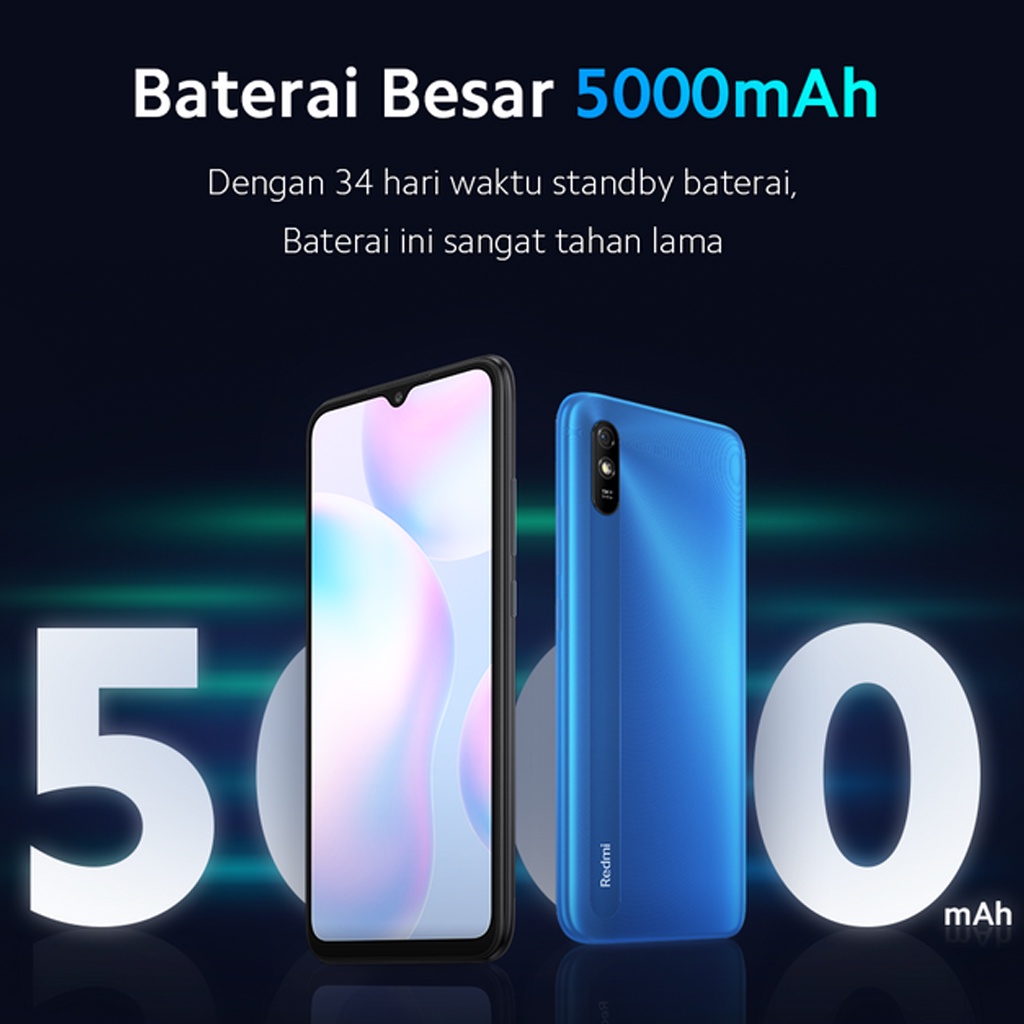 Xiaomi Redmi 9A 2/32 3/32 RAM 3GB / 2GB ROM 32GB Garansi Resmi 100% original Handphone xiaomi murah pormo HP xiaomi redmi 9a baru cuci gudang promo gratis ongkir bisa cod bisa cicilan free shipping-2