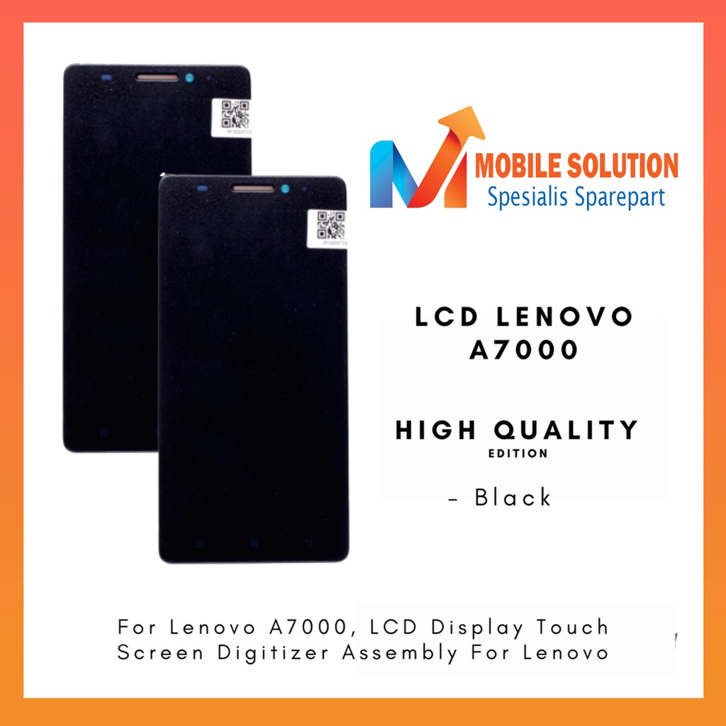 Grosir LCD Lenovo A7000 ORIGINAL 100% Fullset Touchscreen Garansi 1 Bulan + Packing / Bubbel