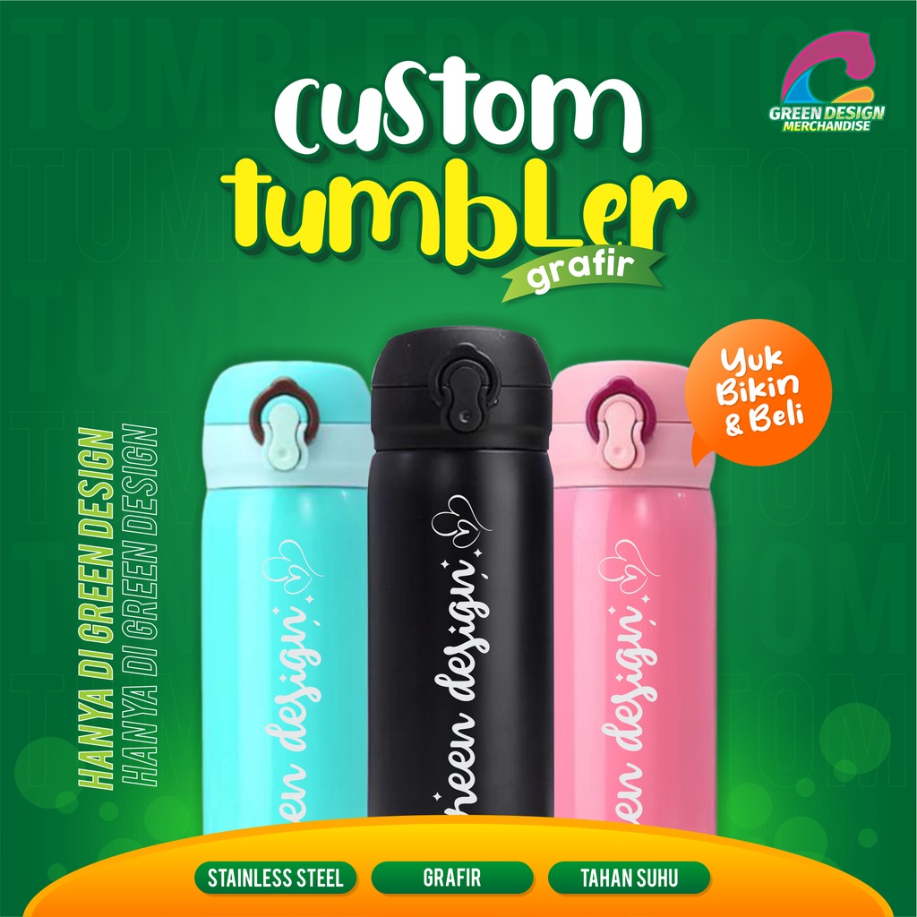 Tumbler Custom Tumbler Laser Grafir Print Grafir Tumbler Nama Logo Karakter Souvenir Tumbler Promosi Murah tumbler led botol minum tumblr tumbler termos tumbler anak gelas tumbler tumbler air panas tumbler stainless tambler botol minum tumbler cup