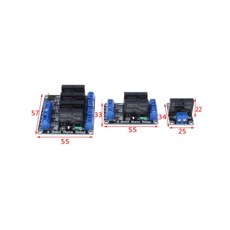 5v 4 channel level solid state relay SSR module high quality 5 volt High level / low level