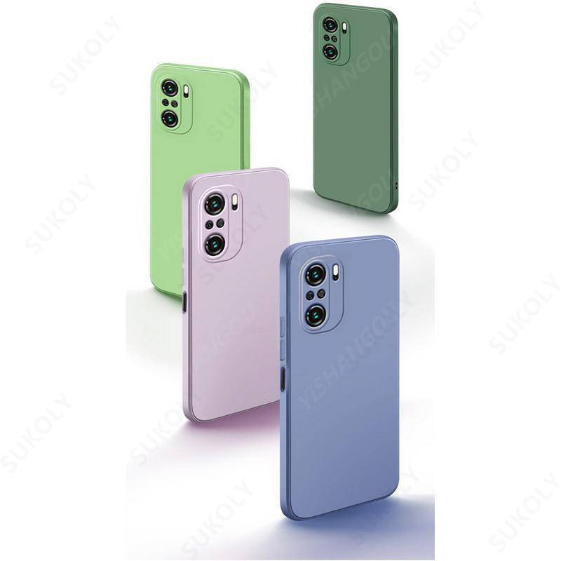 Soft Case Silikon Mewah Original Untuk Xiaomi Mi Poco F4 GT F3 F2 M3 M4 Pro Poco X3 GT NFC X4 Pro