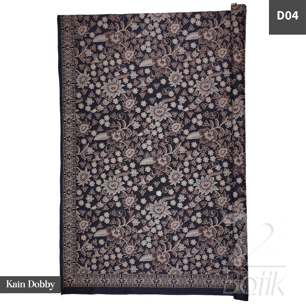 BAHAN BATIK PREMIUM Dobby Motif Kembang Warna Hitam Ireng Item Black Dolbi Dobi Doby 727824 Cap 72 Jarik Jarit Samping Kebat Panjang Batik Dobby Modern Premium Bahan Seragam Batik Pernikahan Kantor Keluarga Murah Kamen Jadi Batik Bali Lembaran