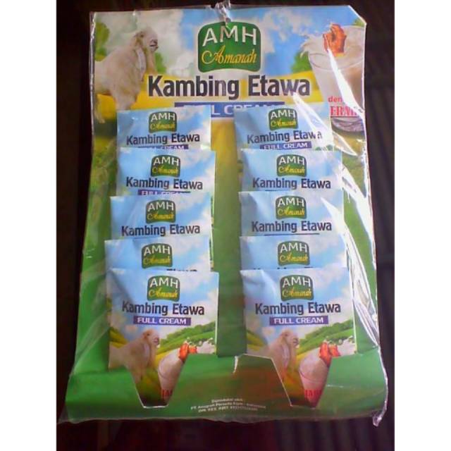 

Susu Kambing Full Cream Jahe Merah (isi 10 sachet)