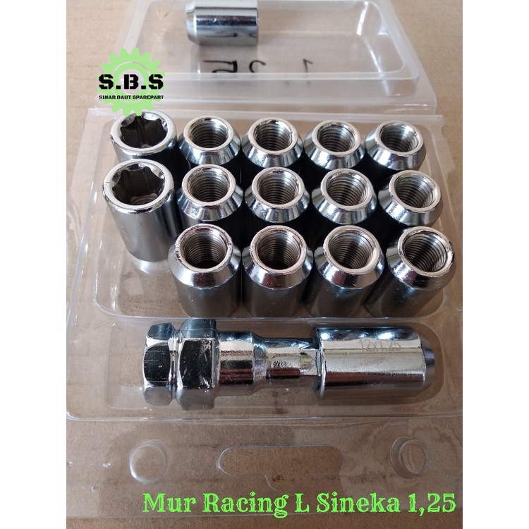 MUR RACING L SENECA - 12 X 1,25 (16pcs + 1 KUNCI)