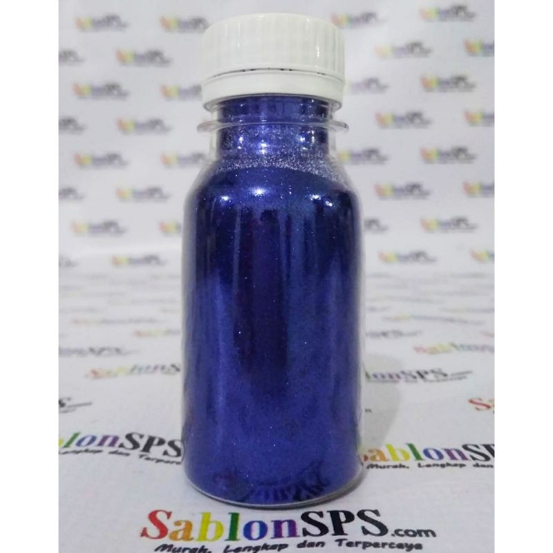 BUBUK GLITER ROYAL BLUE GLITTER POWDER 50gr BOTOL