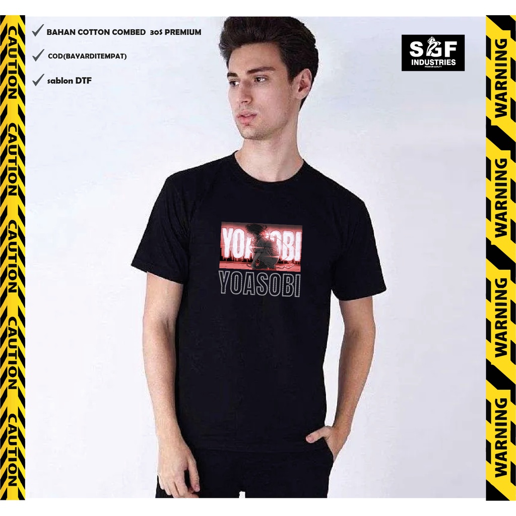 KAOS YOASOBI UNIQLO PREMIUM  - COTTON COMBED 30S - T SHIRT - KAOS PRIA WANITA - COD - SGF