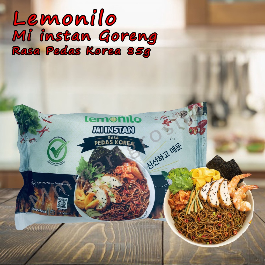 Lemonilo / Mi instan Goreng / Rasa Pedas Korea / 85g