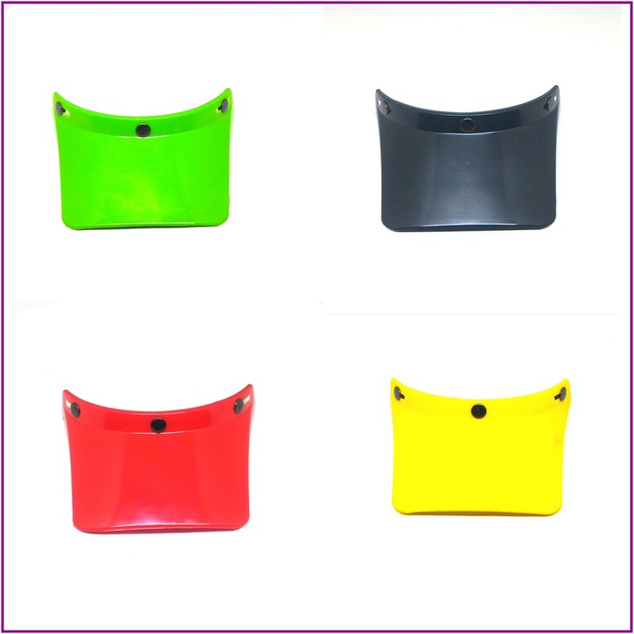 SALE PET PED TOPI FINO HELM CROSS RETRO CLASSIC KULIT BEBEK TRAIL PANJANG - Hitam