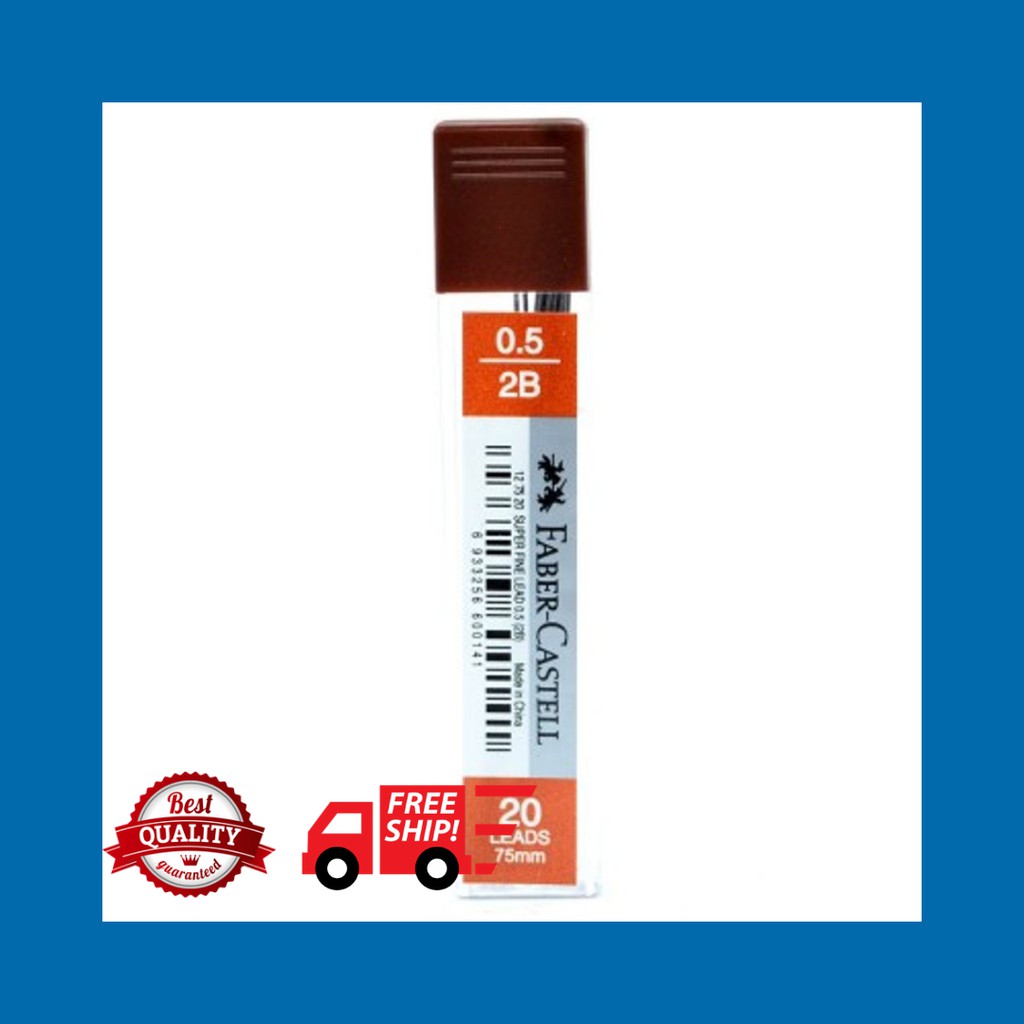 

Reffil / Isi Pensil Mekanik Faber-Castell 2B-HB - 0.5-0.7 mm