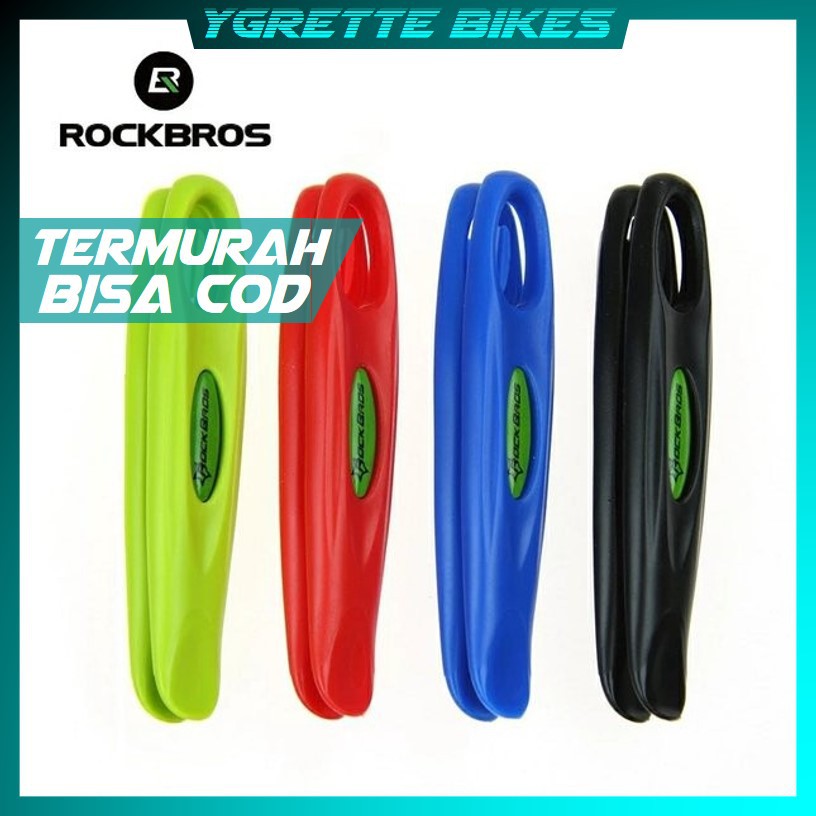 YGRETTE - Rockbros Tyre Lever POM Alat Cungkil Ban Luar Sepeda - QTB004 - Black