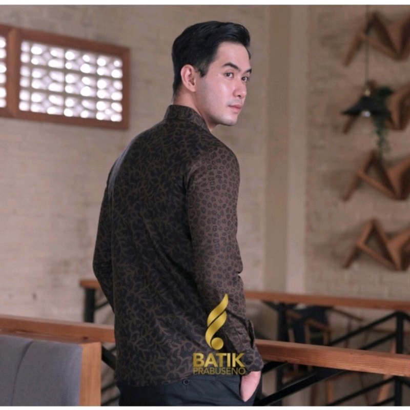 Kemeja Batik Pria Lengan Panjang Slimfit Premium Modern - Kemeja Batik Pria Lengan Pendek Premium - Baju Batik Pria Lengan Panjang Slimfit Prium