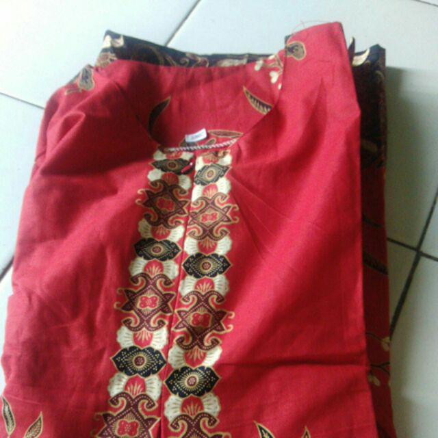Tunik Batik Karaya Standar & Jumbo Bisa Bayar Ditempat