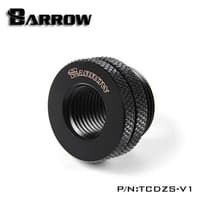 BARROW TCDZS-V1 Threaded Pass Through G1/4 F-F Fitting - Black