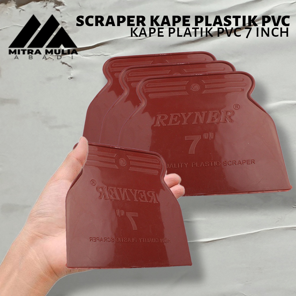 Kape Plastik PVC 7 Inci l Scrap l Scrapper l Skrap Sekrap Dempul