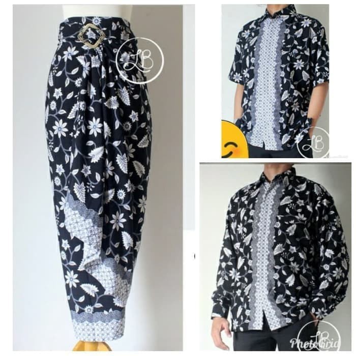 Couple rok lilit hem panjang batik