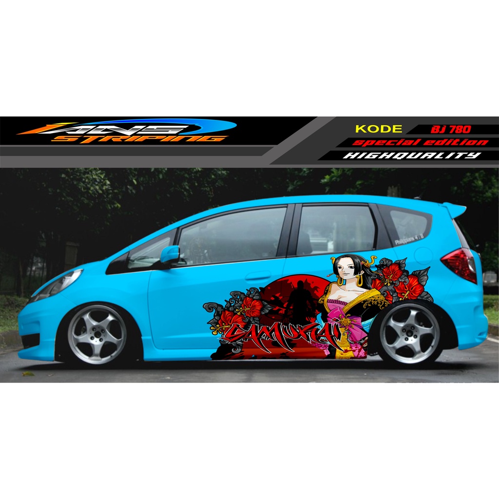 STIKER MOBIL TERBARU JAZZ BRIO AVANZA SIGRA YARIS / STIKER VARIASI MOBIL / MODIF STICKER MOBIL