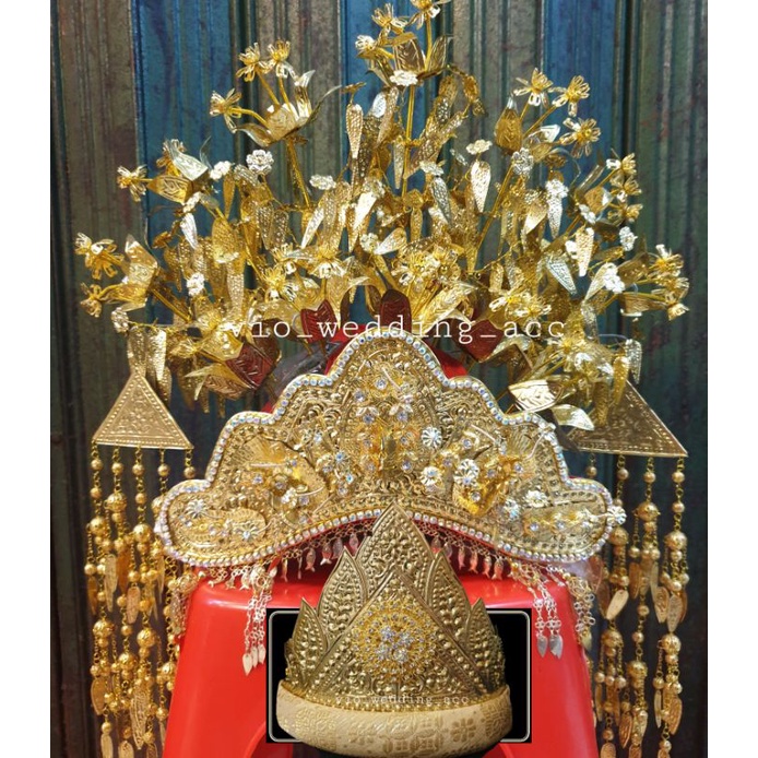 SET Mahkota pengantin cewek palembang