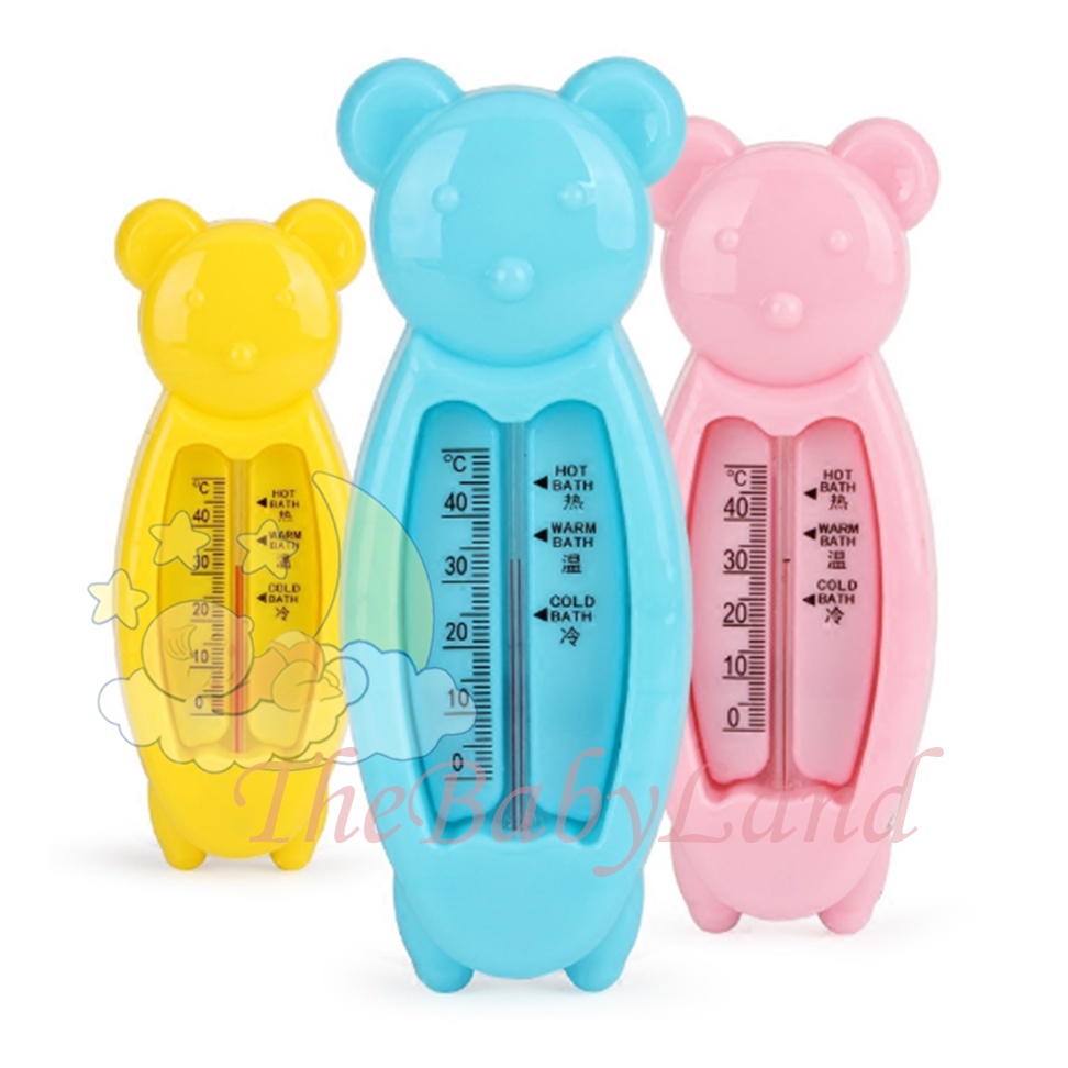 [1KG 43PCS] Babyland Termometer Air Mandi Bentuk Kartun Beruang Untuk Bayi