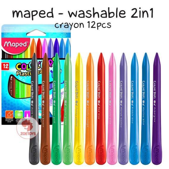 

Zoetoys Maped - Washable 2in1 Crayon 12pcs (ART. X33)